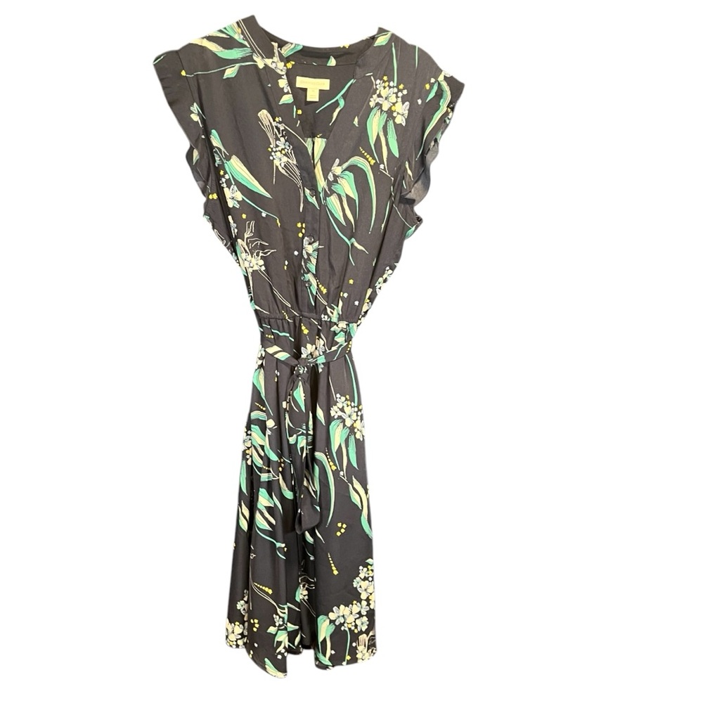 Charters Club dress 14 floral classic office feminine vintage look Summer Picnic